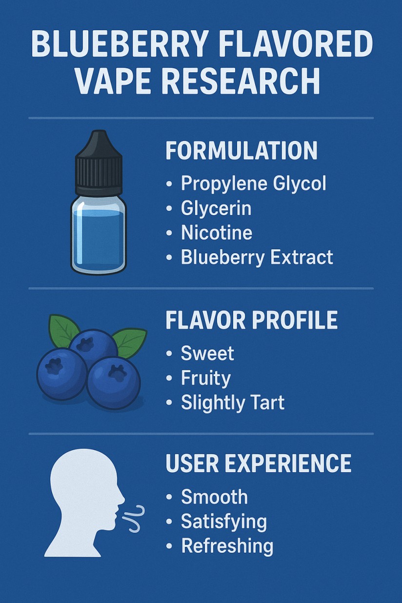 Blueberry Flavored Vape Research: Formulation, Flavor Profile, and User Experience