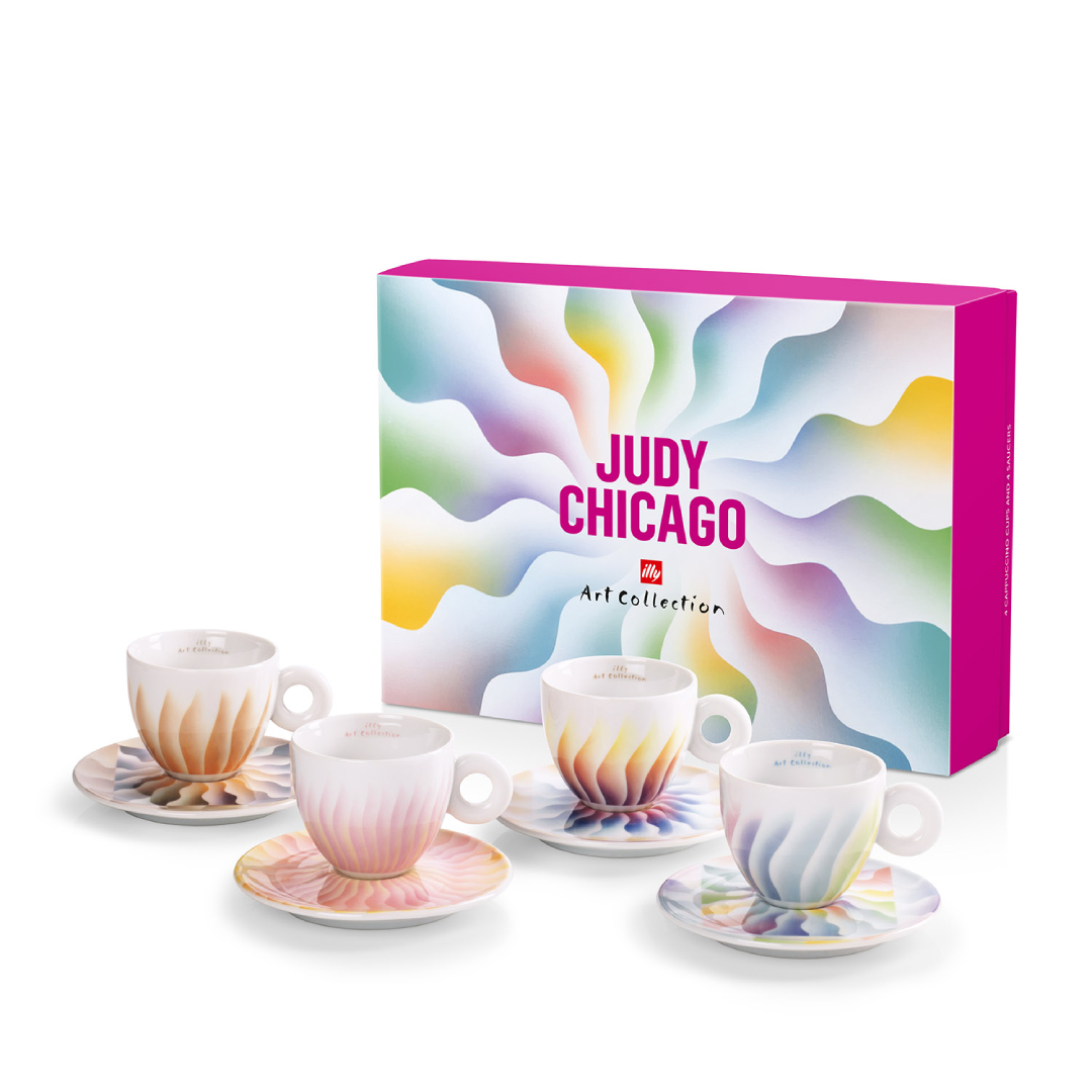 illy Art Collection - Judy Chicago Set of 4 cups