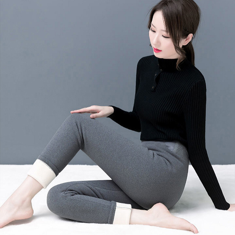 Castillotigo™ Leggings de terciopelo de cordero de otoño e invierno