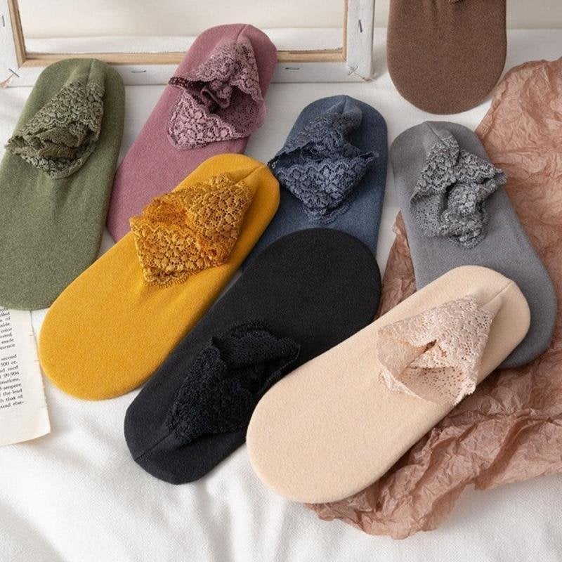 🎄Christmas Promotion 70% OFF🎉 New Fashion Lace Warmer Socks - Gloniawor