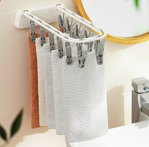 (🎁Early Mother's Day Promotion- 48% OFF)No-punch sock drying rack