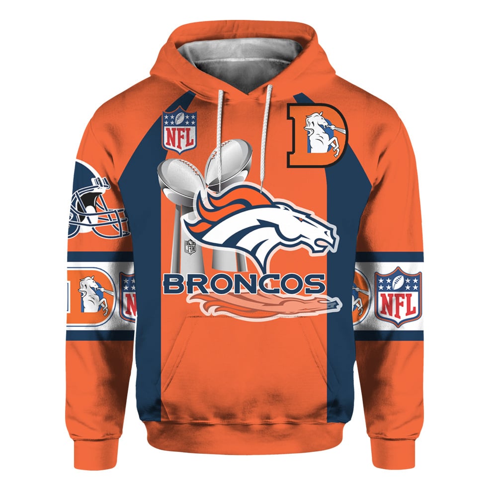 DENVER BRONCOS 3D HOODIE DDBB006