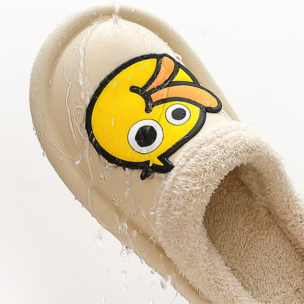 Castillotigo™ Zapatos de algodón impermeable de dibujos animados de felpa