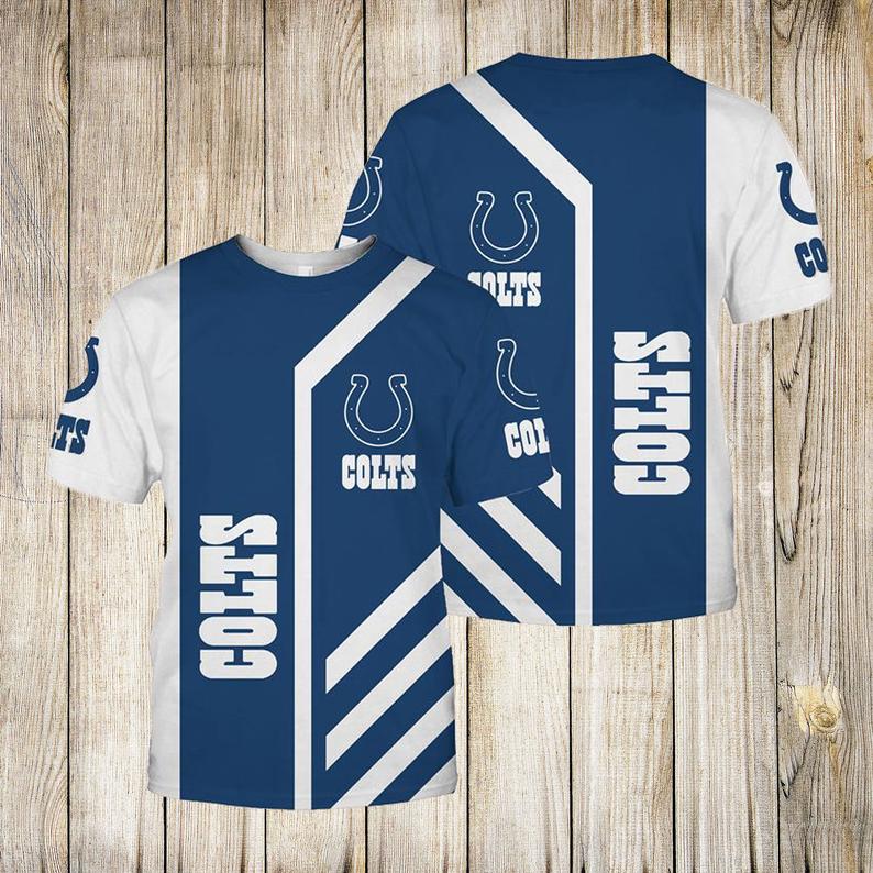 Indianapolis Colts 3D T-Shirt IC005