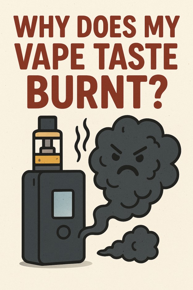 Why Does My Vape Taste Burnt?