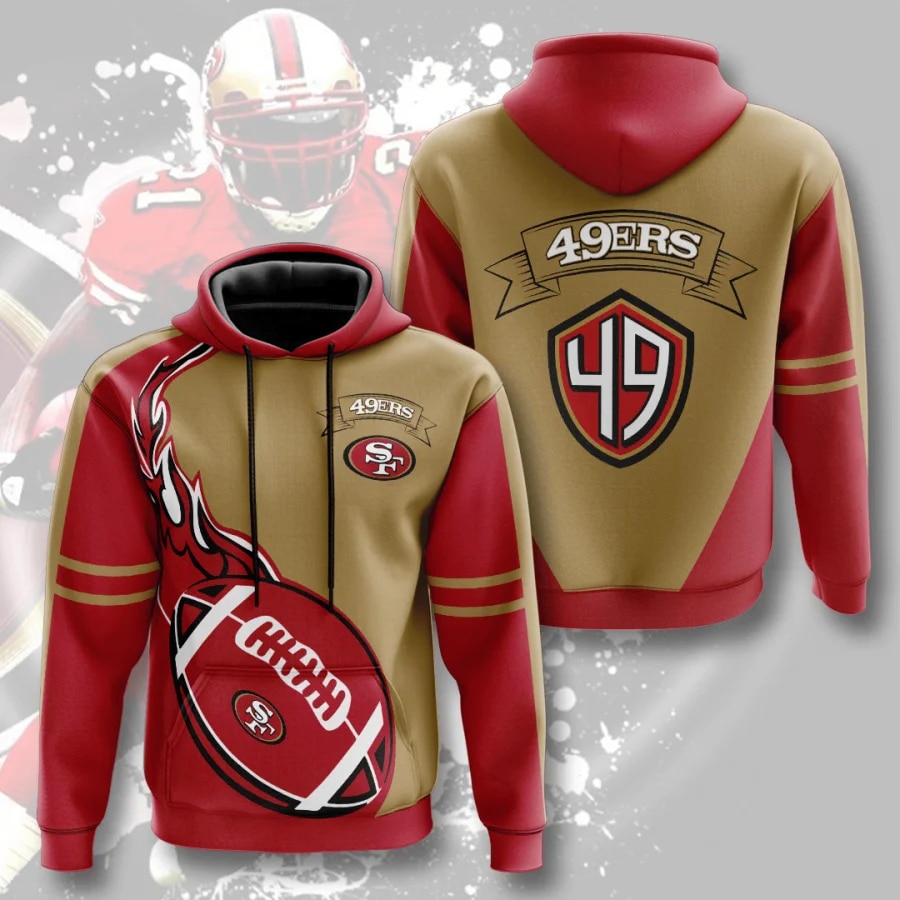 SAN FRANCISCO 49ERS 3D HOODIE SSFF49008