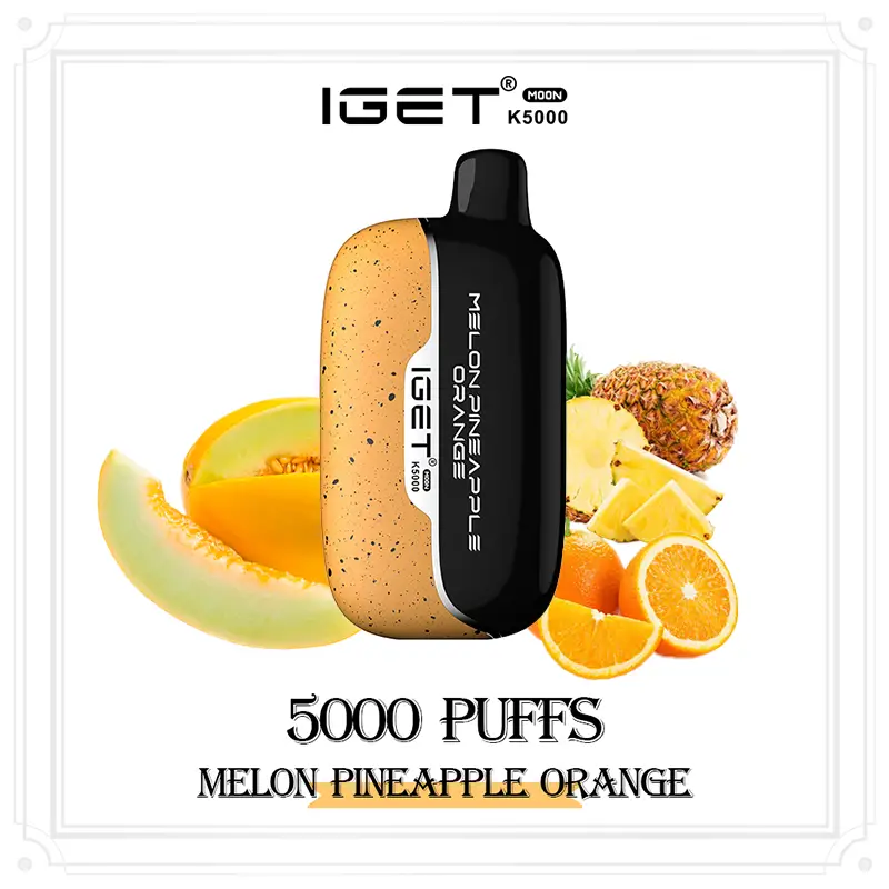 (💘10PCS)IGET Moon 5000 Puffs (⚡Delivery in 3-5 days)