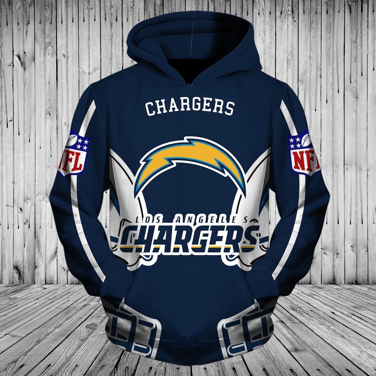 CHARGERS 3D HOODIE 6