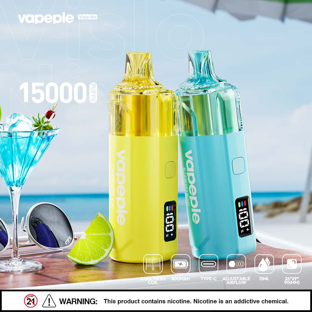 (Melbourne)VAPEPIE Crystal Pop 15000 PUFFS