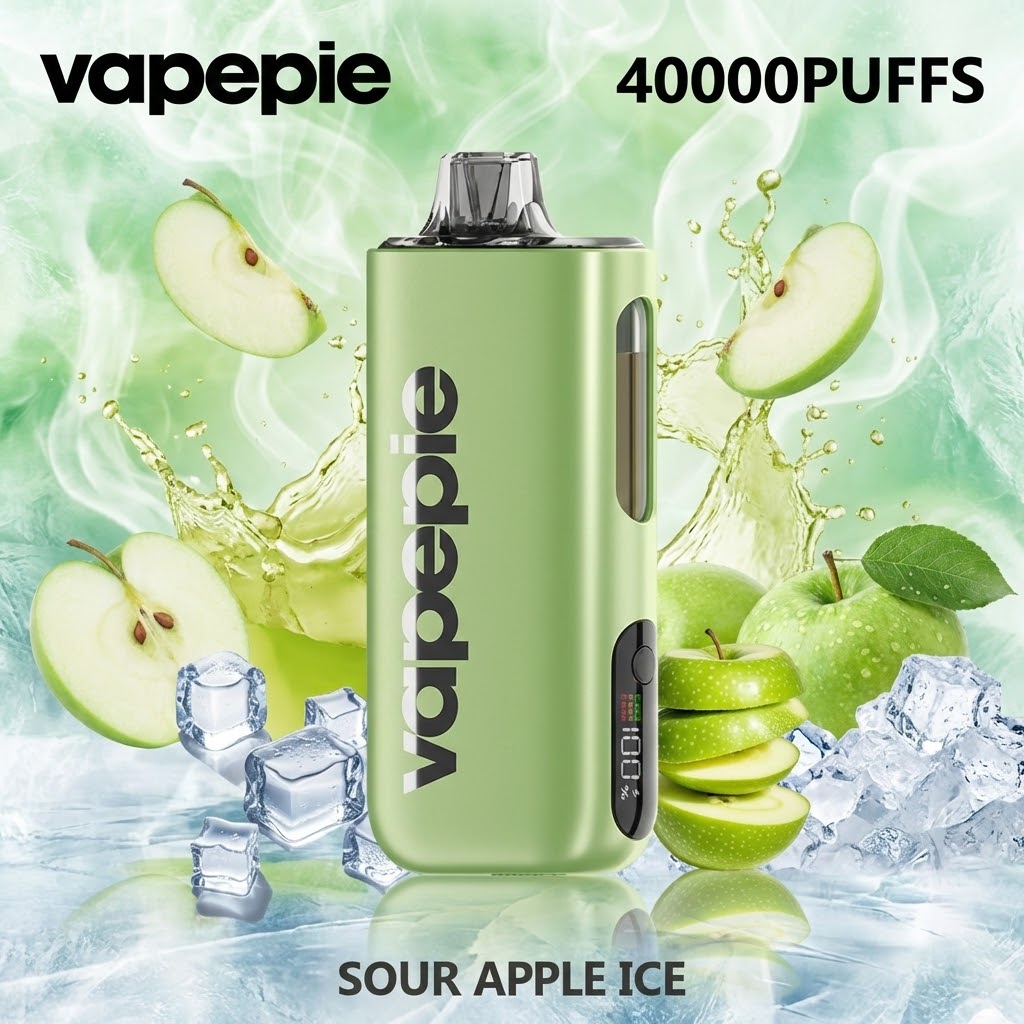 Vapepie Max 40000 -Green Apple Ice