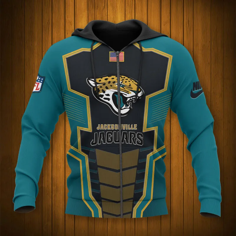 JACKSONVILLE JAGUARS 3D HOODIE TTB4313