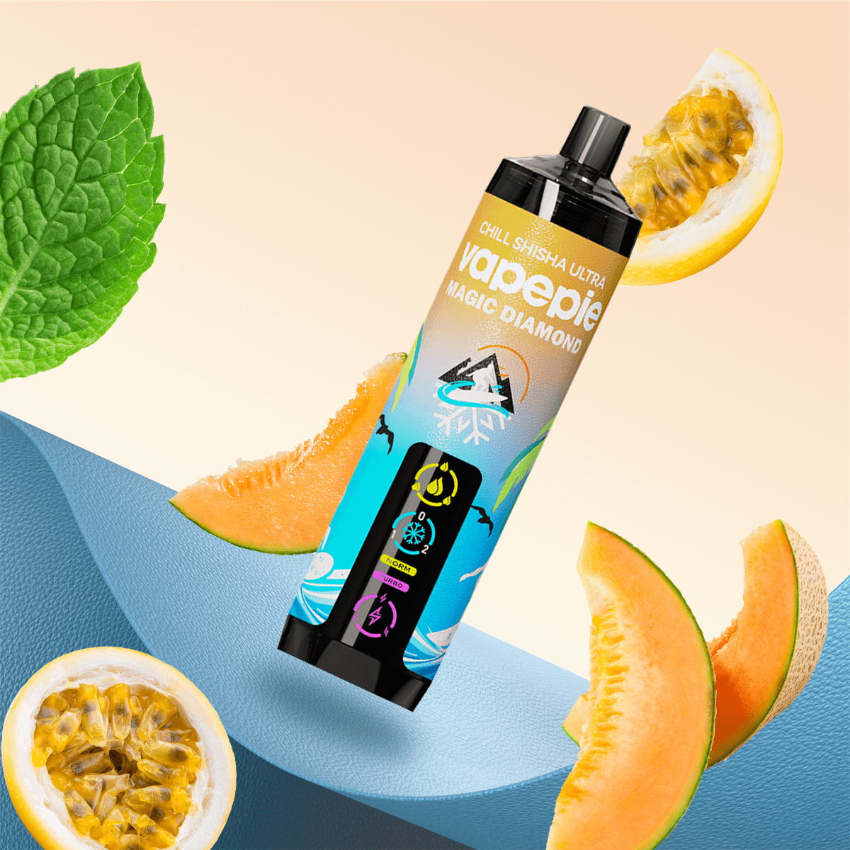 Vapepie AirRush Eis-Vape 20.000 Puffs – Party-Vape mit großen DTL-Wolken