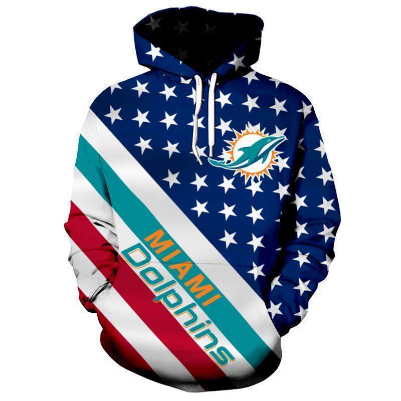 DOLPHINS 3D HOODIE FLAG