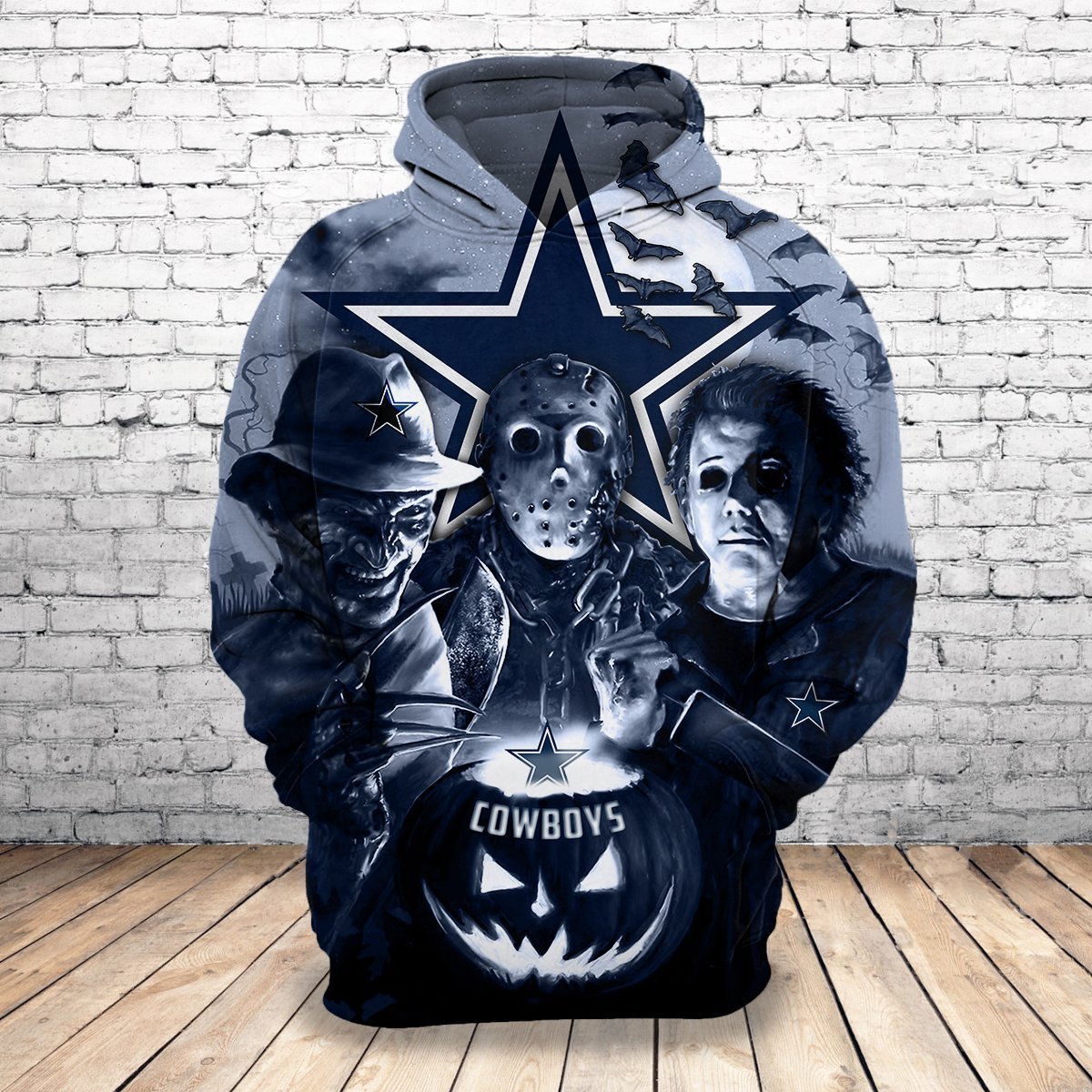 COWBOYS 3D HOODIE HORROR1