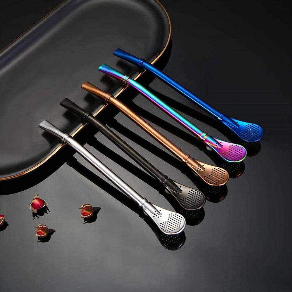 Higomore™ Straw Spoons Free Cleaning Brush
