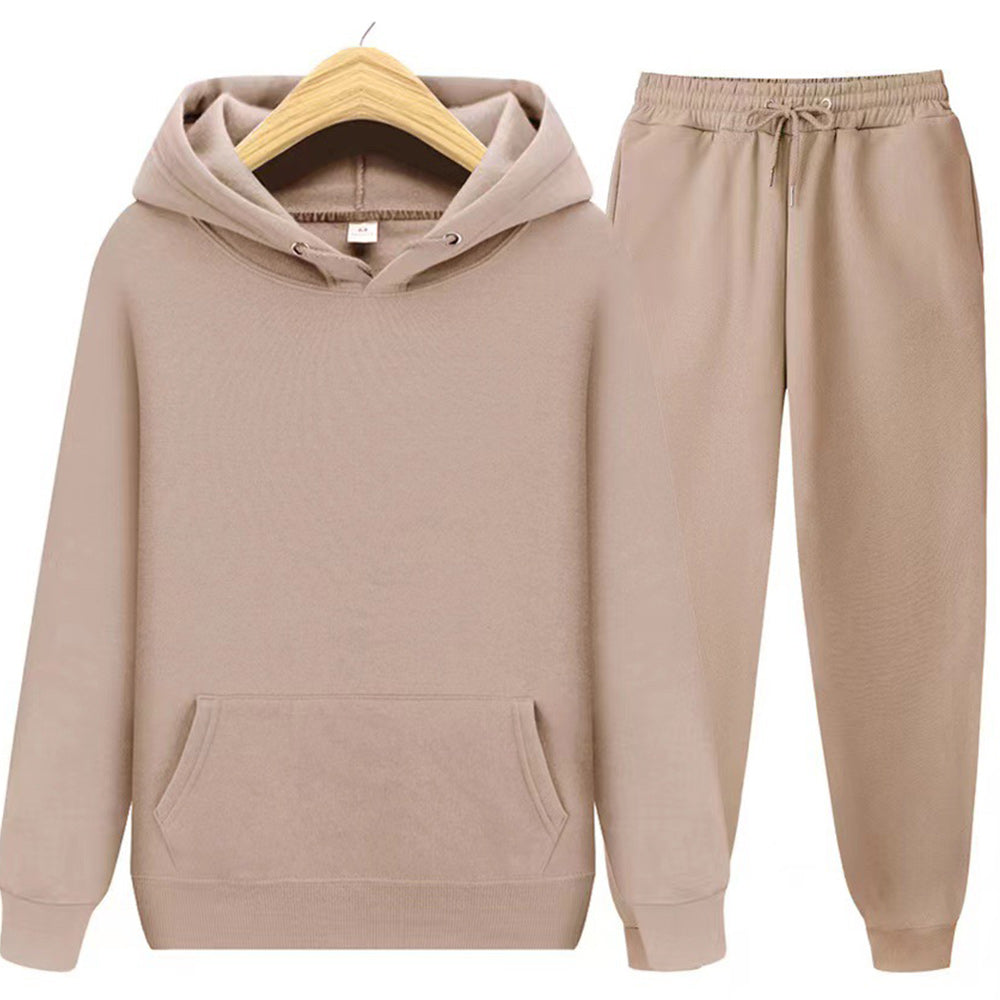 Castillotigo™ Traje de suéter con capucha engrosado casual de otoño e invierno para hombres