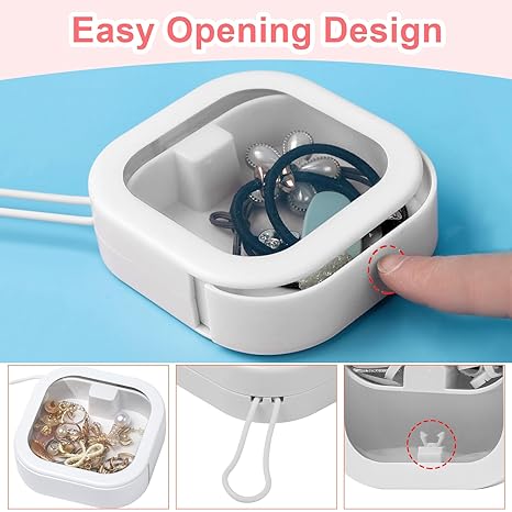Headband storage box, portable headband storage box