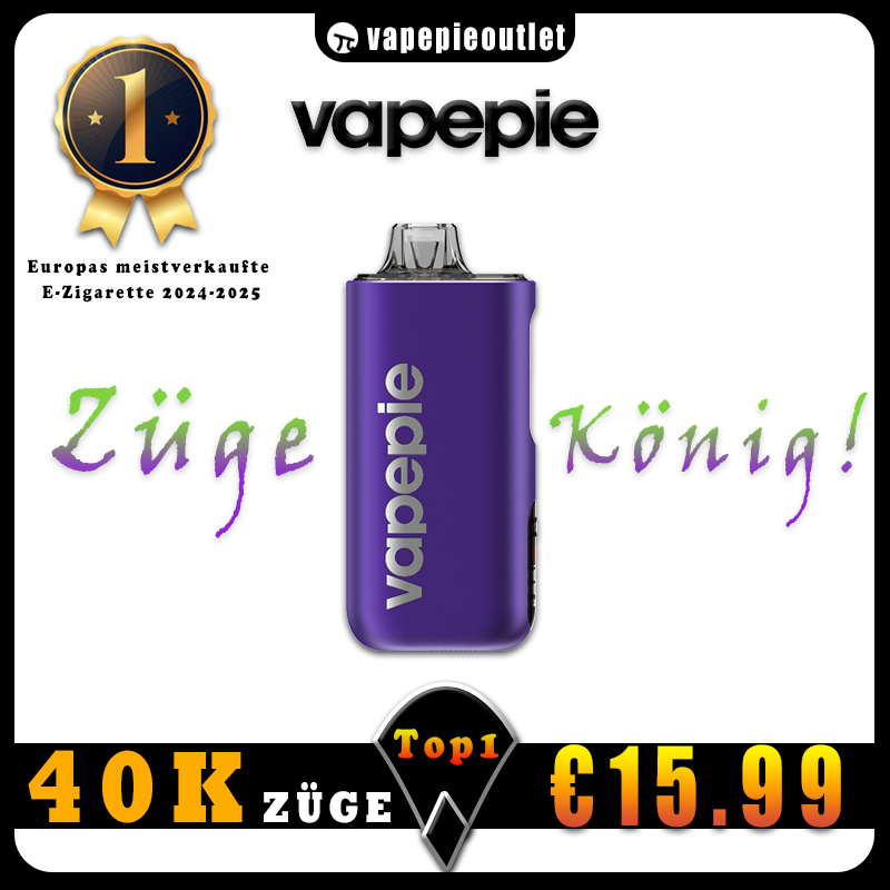 💥Züge-König - VAPEPIE Max 40.000 Züge
