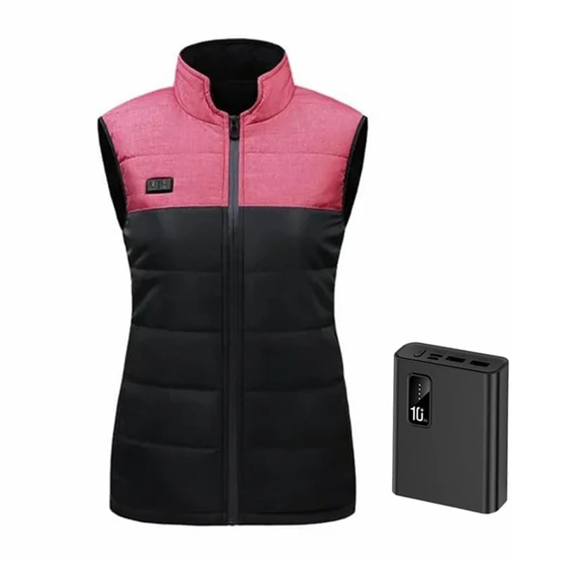 2022 Updated Version Two-touch LED Controller Heated Vest For Men & Women With Battery Pack