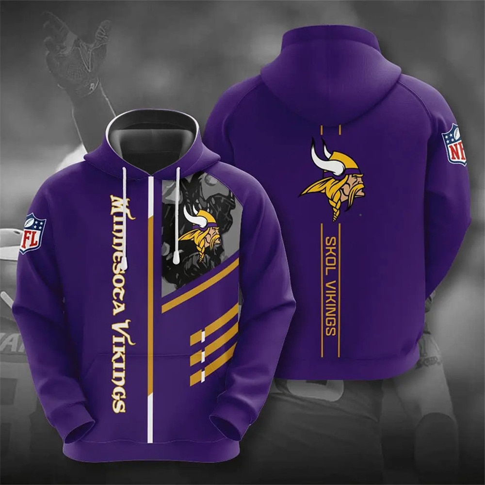 MINNESOTA VIKINGS 3D HOODIE MMVV010