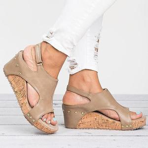 Castillotigo™ Sandalias de punta abierta de tacón alto para mujer