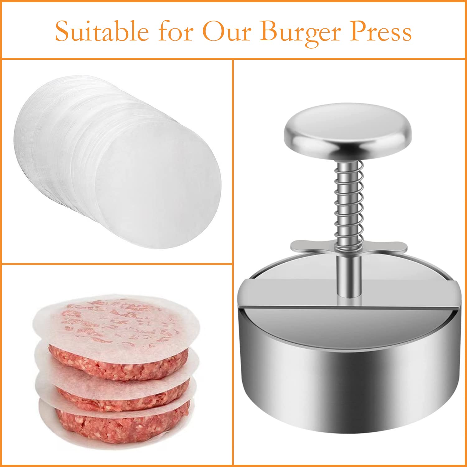 🔥 BIG SALE - 50% OFF🔥Manual meat press for hamburger patties