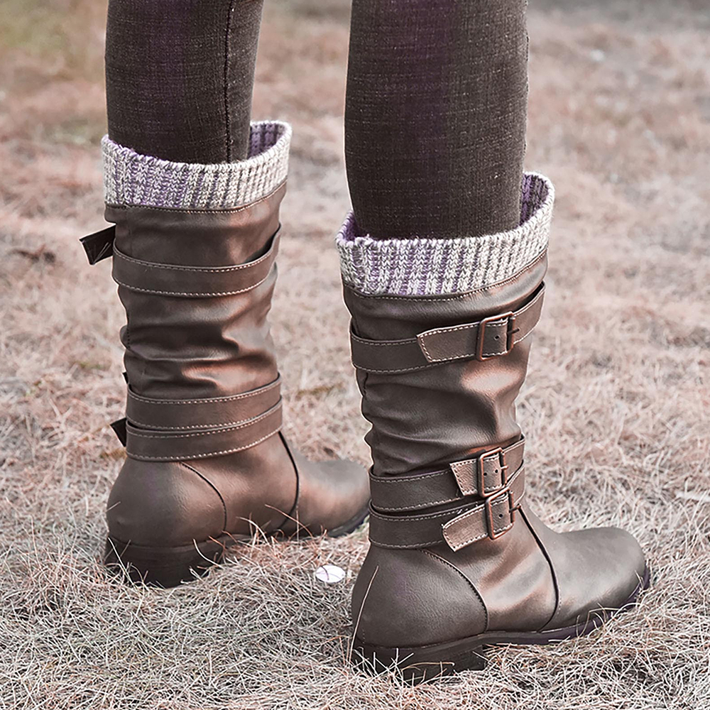 Higolot ™ Fashion Wool Sewing Boots