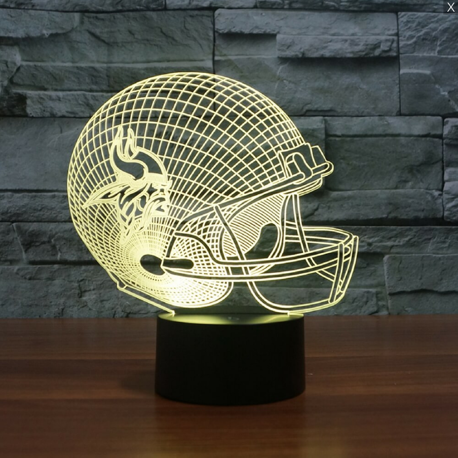 Minnesota Vikings 3D Led Lamp 1 in 2023  3d led lamp, Color changing led, Minnesota  vikings