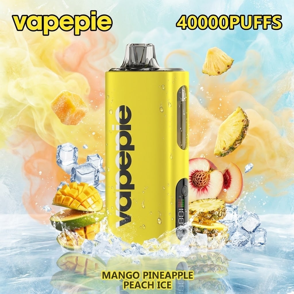 Vapepie Max 40000 – Mango Pineapple Peach Ice