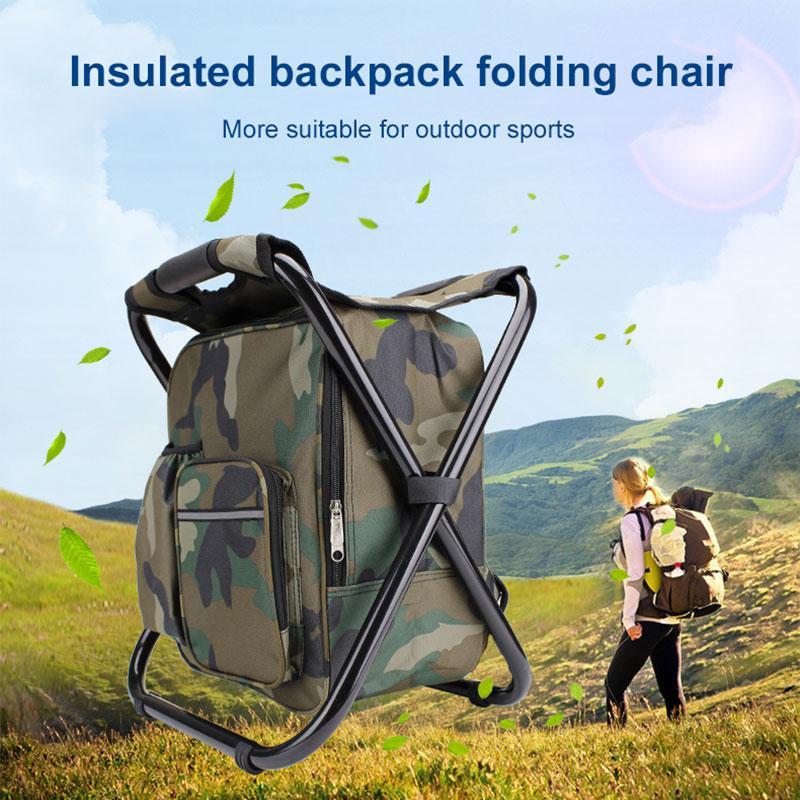 Higolot™ Insulated Backpack Folding Chair