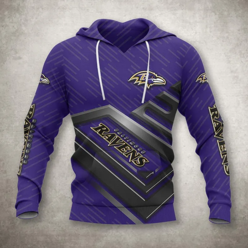 BALTIMORE RAVENS 3D HOODIE DK4374