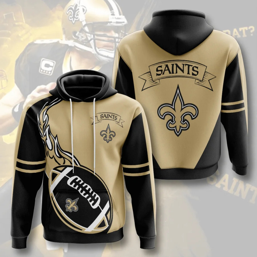 NEW ORLEANS SAINTS 3D HOODIE NNOS005