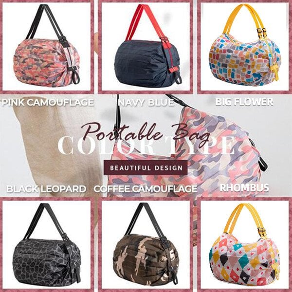 🔥Foldable Travel One-shoulder Portable Shopping Bag