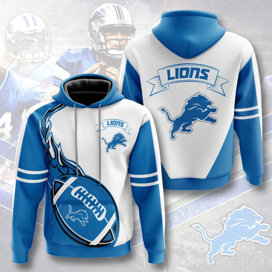 DETROIT LIONS 3D HOODIE  DDLL007