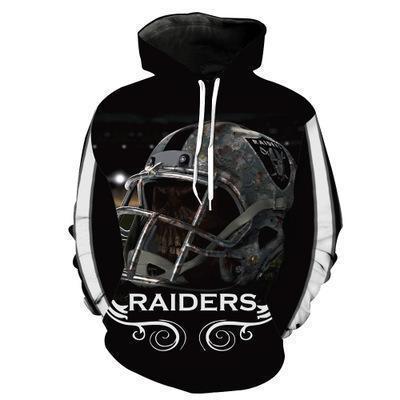 RAIDERS 3D HOODIE UNIQUE 117