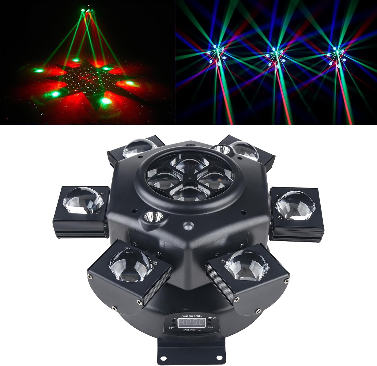 🔥Venta de Amazon último día🔥Luz de escenario LED para DJ 4 en 1 RGBW de 150 W