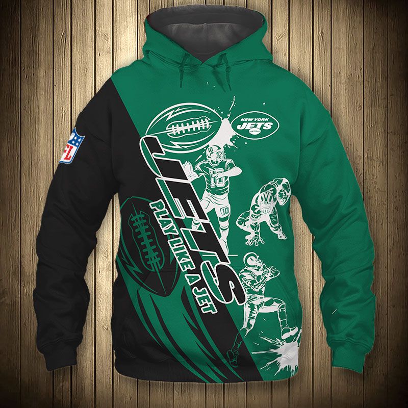 NEW YORK JETS 3D HOODIE NNYJ002