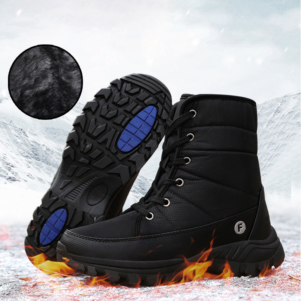 Castillotigo™ Botas de nieve cálidas de terciopelo para hombre