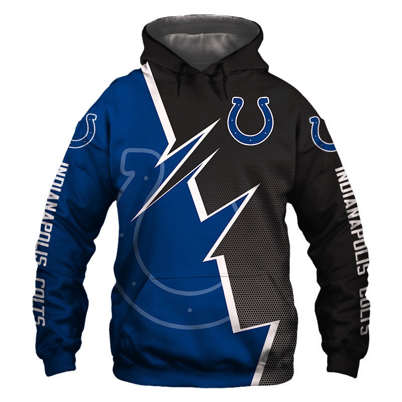 INDIANAPOLIS COLTS 3D HOODIE IICC007