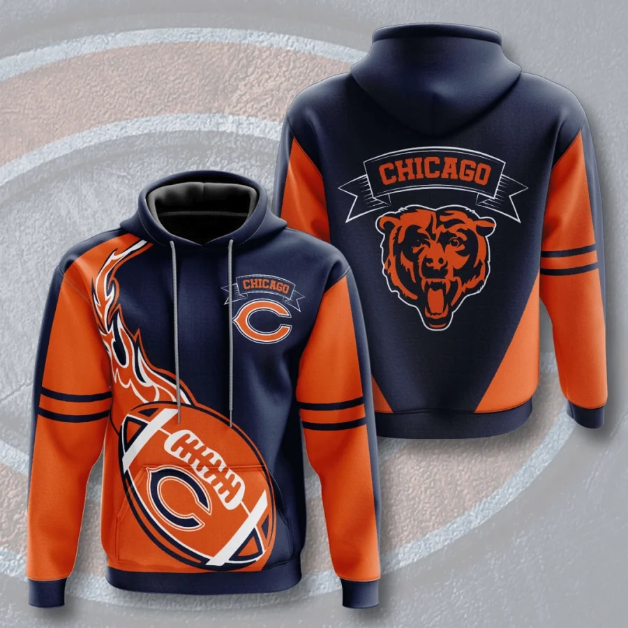 CHICAGO BEARS 3D HOODIE CCBB007