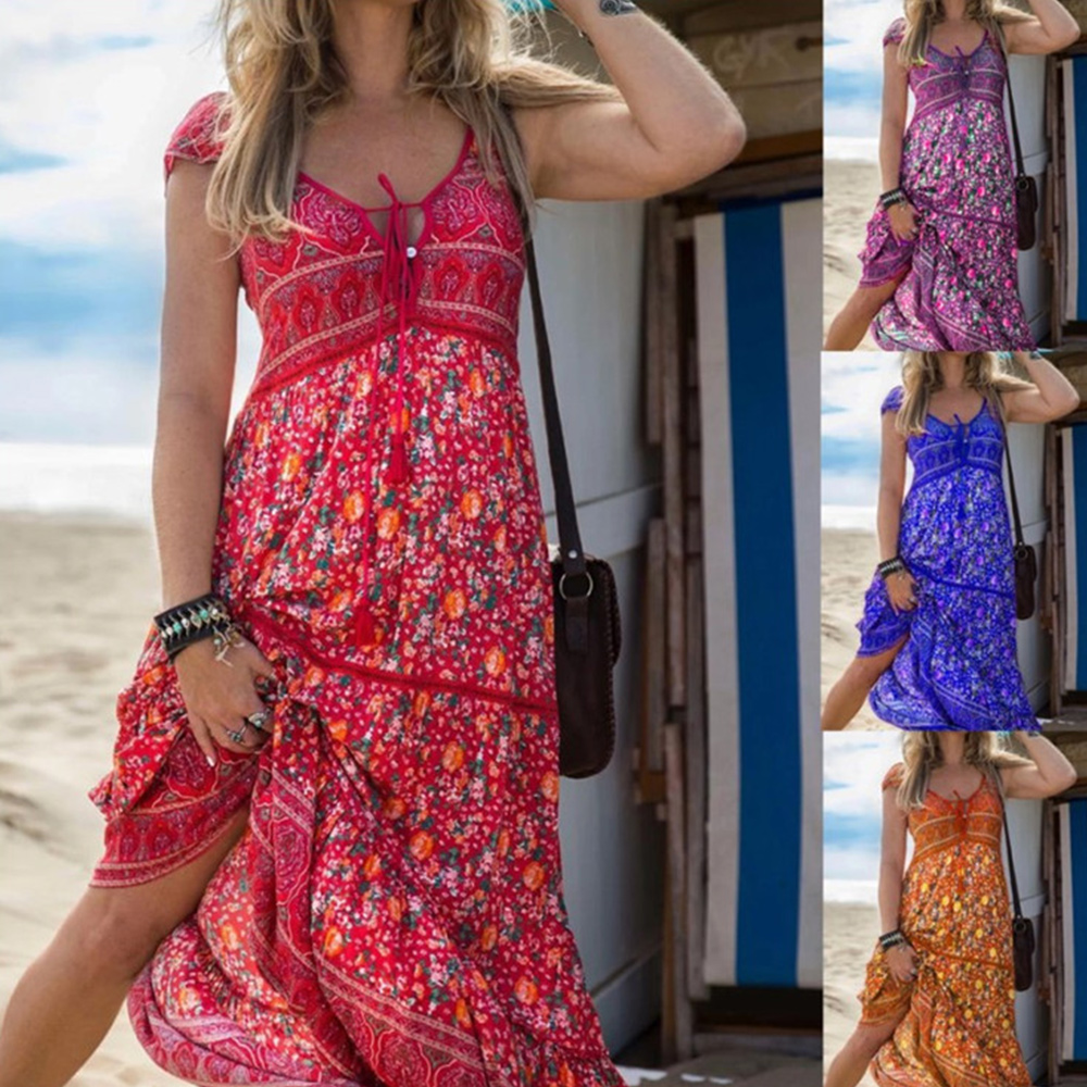 Castillotigo™ Vestido con cordones y cuello en V